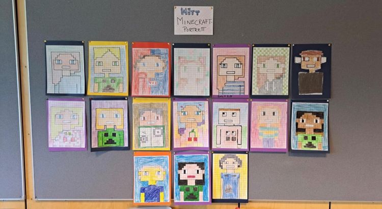 arbeid fra Kunst og håndverkstime